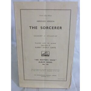 The Sorcerer - Gilbert & Sullivan - Abridged Version - Album Series 193